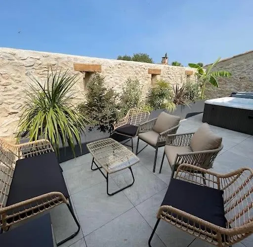 La Remise-gite De Charme 7 Personnes Avec Jacuzzi Vakantiehuis Saint-André-de-Sangonis